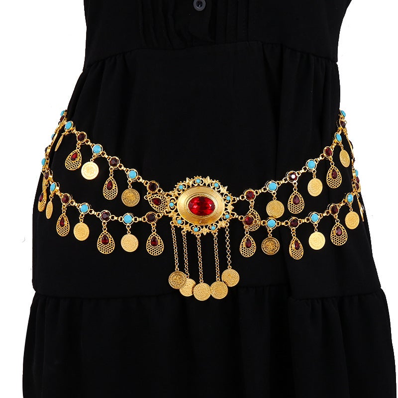 New Tassel Bohemian Indian Ethnic Style Exaggerated Waist Chain Clothing Accessories Fashion Atmospheric Direct Selling - Image 2